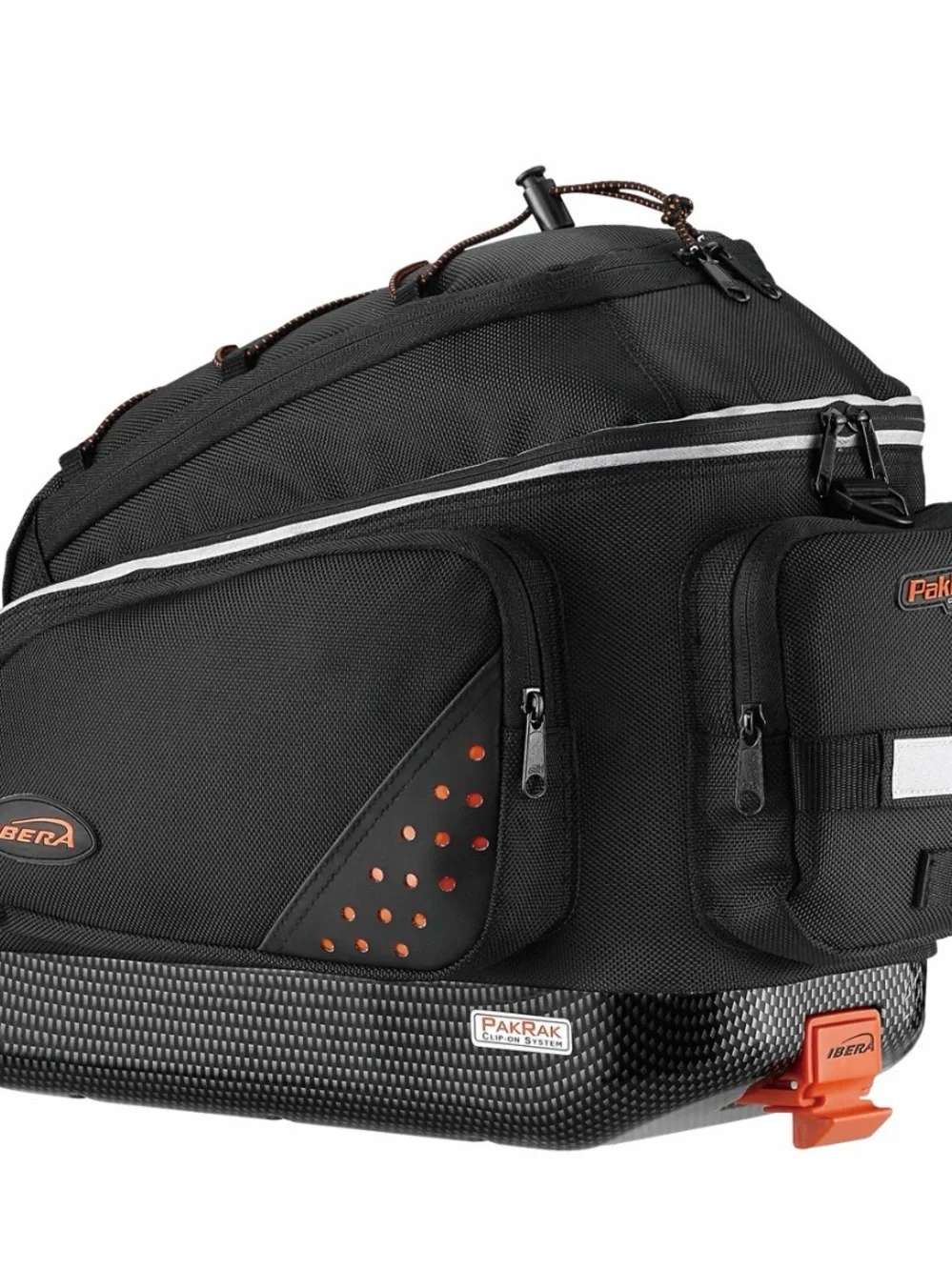 IBERA PakRak Quick-Release Bike Trunk Bag 17L Water-Resistant and Bike Rack